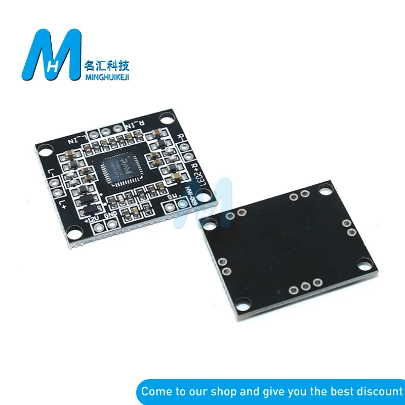 Двухканальный стерео мини-усилитель мощности класса D PAM8610 2x15 Вт плата цифрового