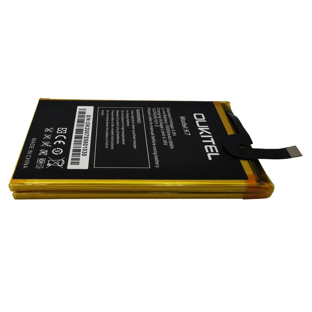 100 original 10000mah battery replacement high quality for oukitel k7 smart phone bateria batteriestools free global shipping