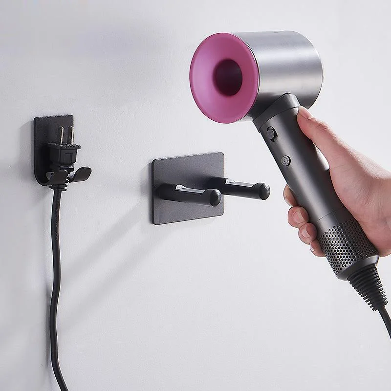 Вешалка для хранения без отверстий серебристая настенная вешалка ванной комнаты