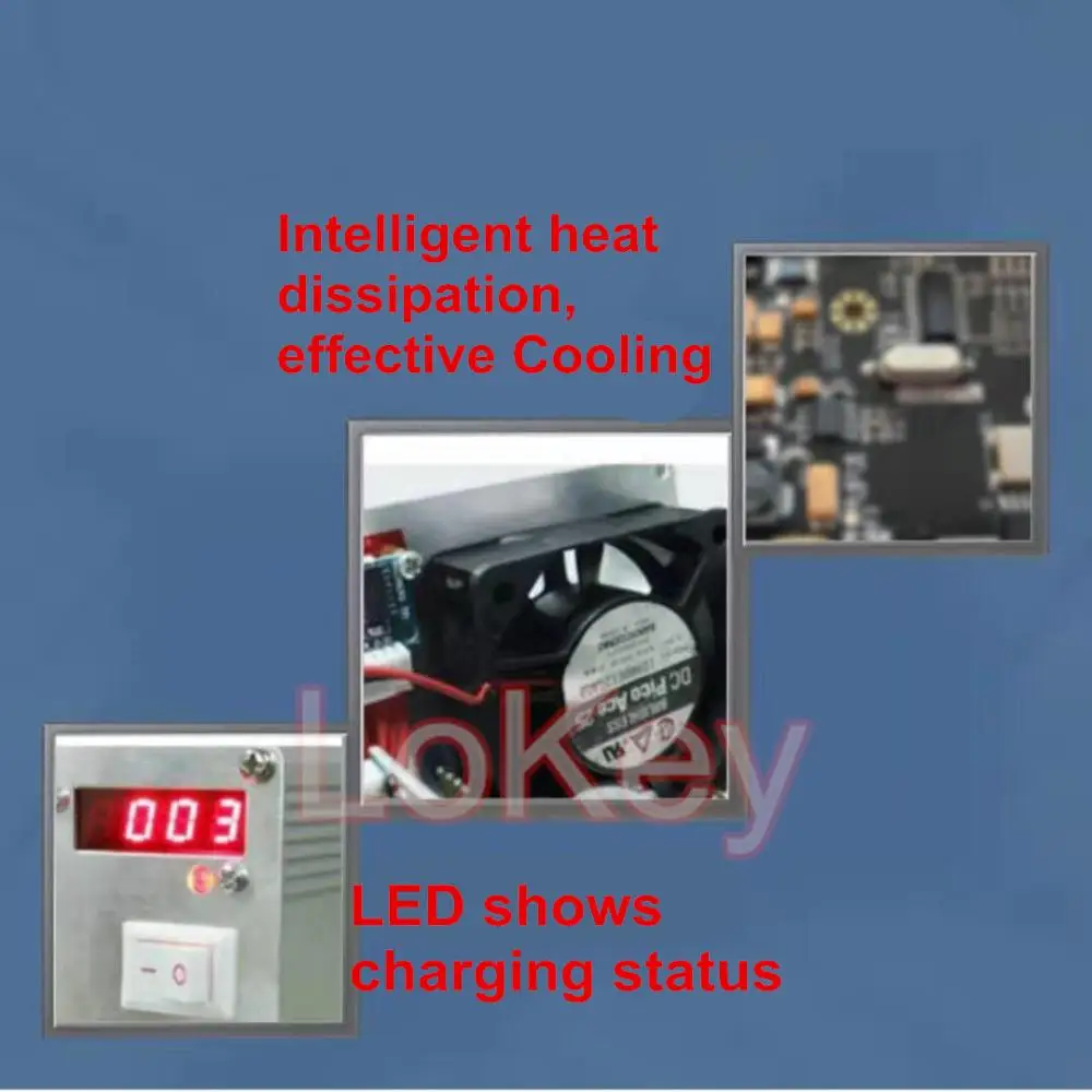 Регулируемое зарядное устройство для литий-ионных свинцово-кислотных батарей 84