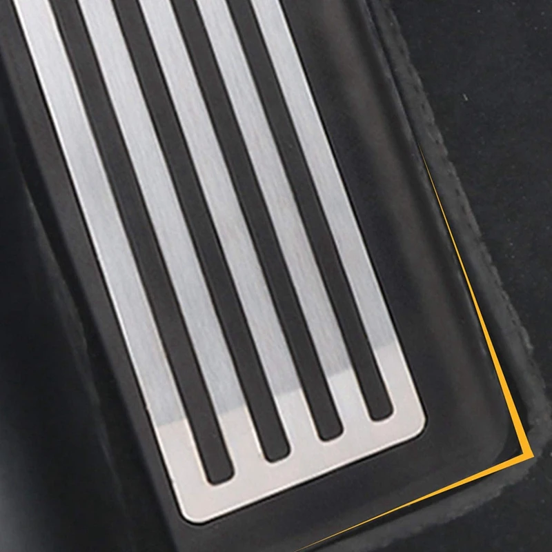 Модель 3 ног накладка на &quotмертвую педаль&quot из нержавеющей стали Нескользящая