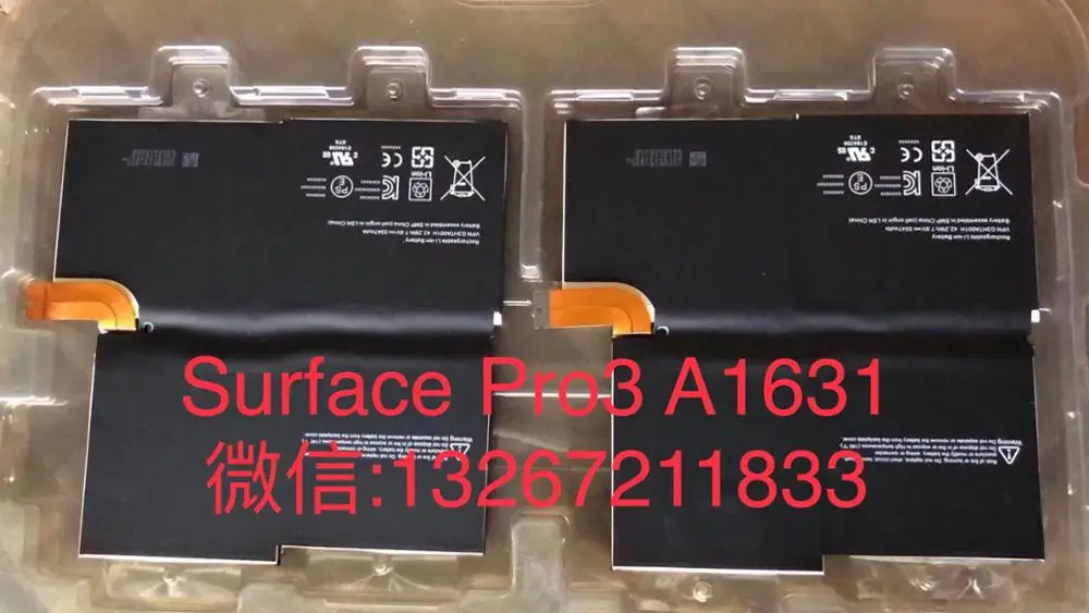 7 6 В 42.2WH G3HTA005H G3HTA009H Оригинальный планшет батарея для MICROSOFT Surface Pro 3 Pro4 PRO 1631 |