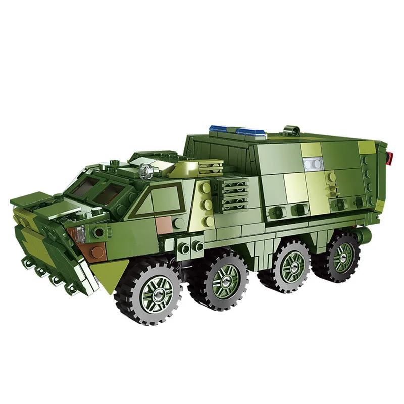 

2021 World War 2 WW2 Army Military Soldier City Police SWAT Medical Armor Vehicle Model Building Blocks Bricks Kids Toys