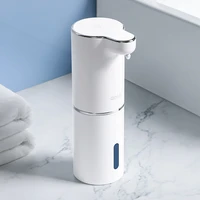 usb charging white automatic foam soap dispensers bathroom smart washing hand machine with high quality abs material