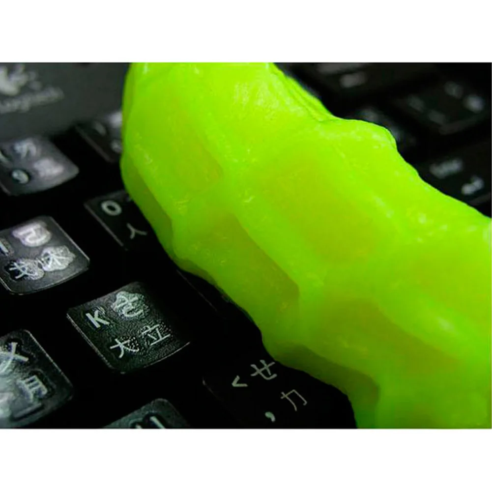 1pcs Random Color Practical Cyber Cleaner Magic Groove Dust Cleaning Compound Slimy Gel Wiper Keyboard Car Laptop | Компьютеры и офис