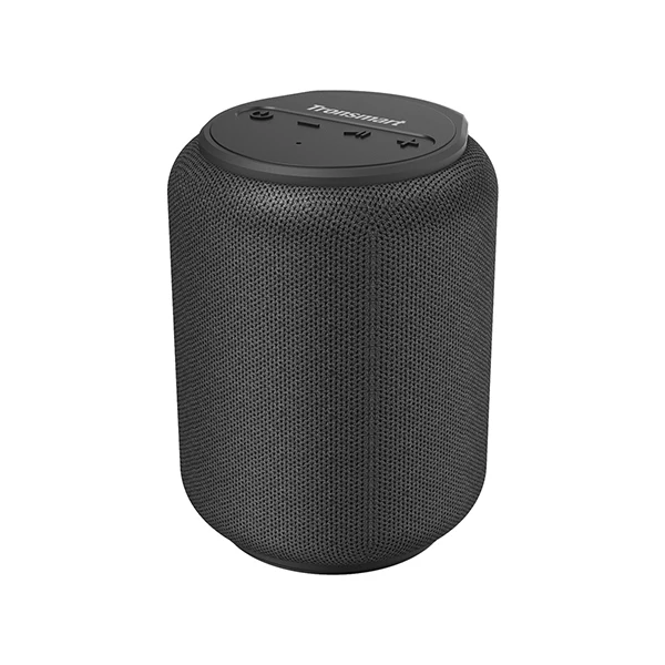 Черный Tronsmart T6 Мини Bluetooth динамик TWS динамик s IPX6 Беспроводная Портативная колонка с объемным звуком 360 градусов, голосовой помощник - Цвет: Черный