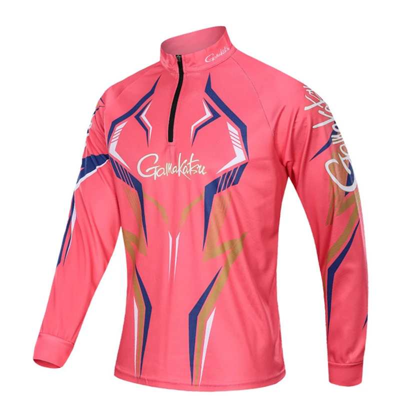 

New Gamakatsu Fishing Clothing Summer Men Long Sleeve Outdoor Hiking Cycling Fishing Clothes Quick Dry Breathable Fishing Shirts