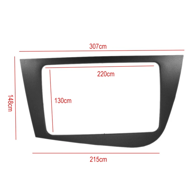 2 Din рамка Dvd-навигационная панель для SEAT Leon 2005-2012 (LHD) автомобильное стерео радио