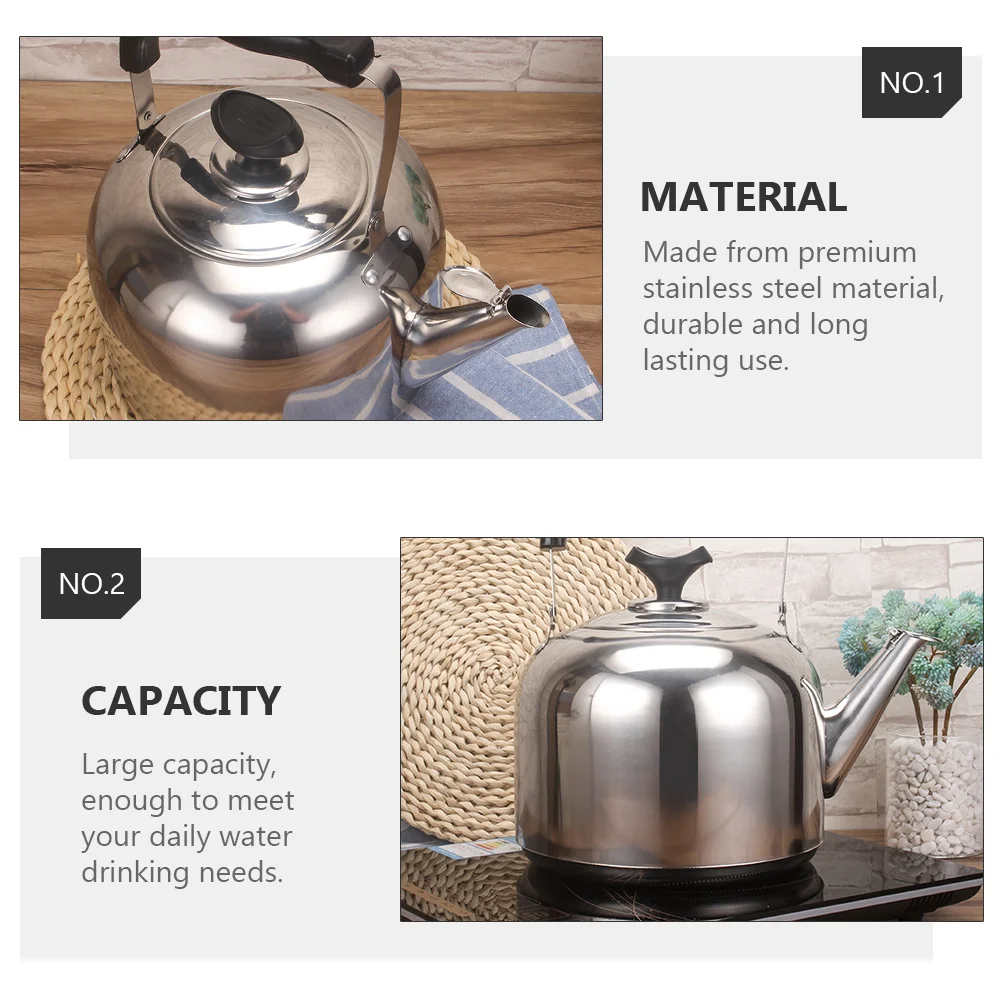 

1Pc Useful Whistling Kettle Water Boiling Kettle Heating Water Pitcher Teakettle