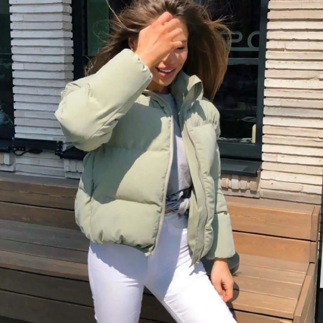 Новинка 2019 женские парки с пузырьками одноцветные стандартный воротник