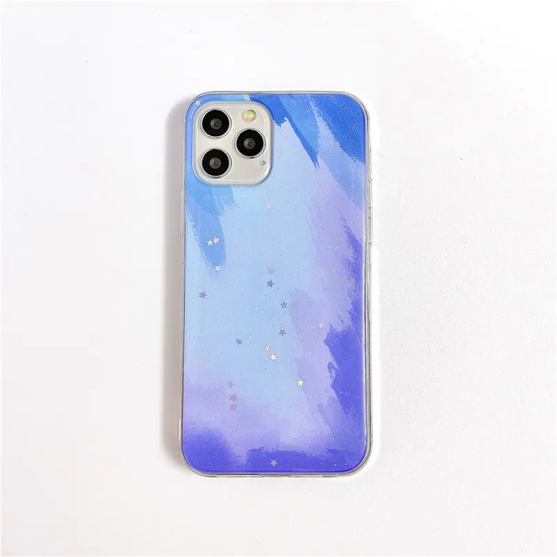 

moskado Luxury Bling Glitter Case For iPhone 11 12 Pro Max X XR XS Max 7 8 7Plus Skin Feel Glue Soft Silicone TPU Back Cover