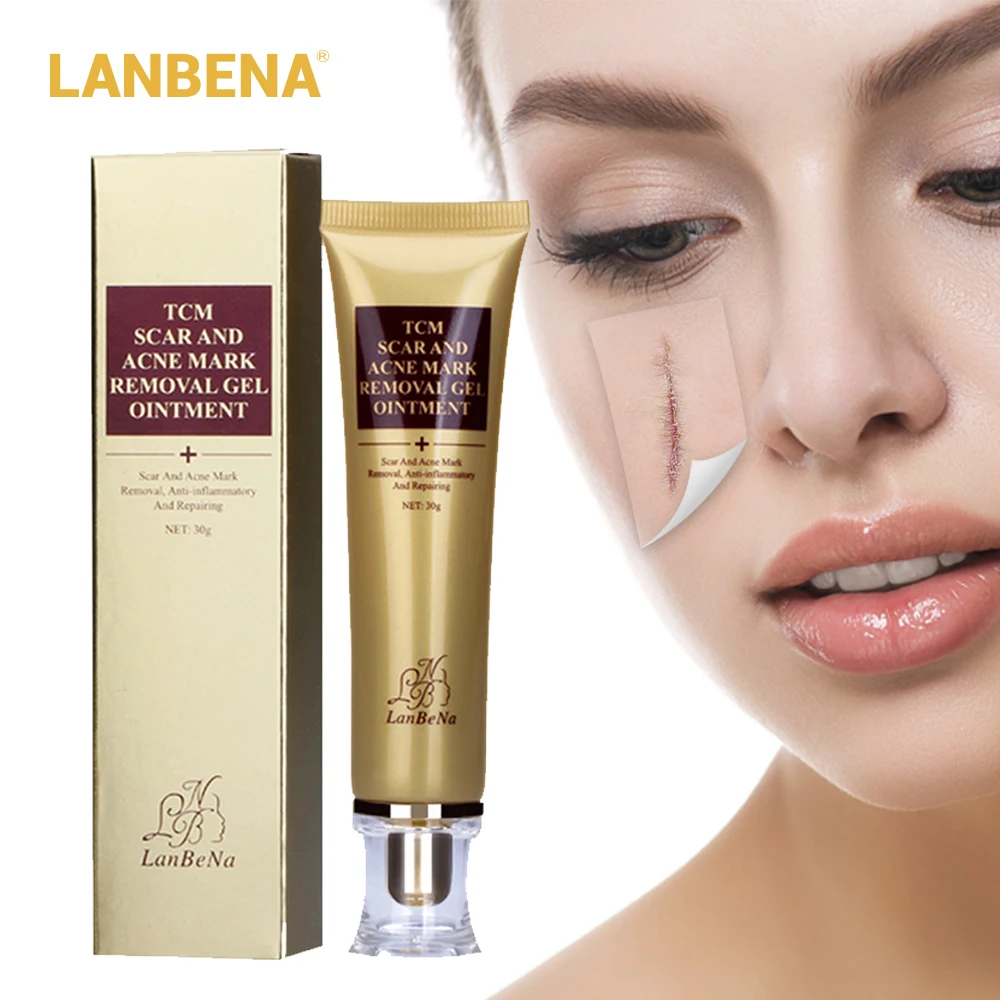 LANBENA Acne Scar Removal Cream Skin Repair Face Cream Acne Spots Acne Treatment Blackhead Whitening Cream Stretch Marks 30ml