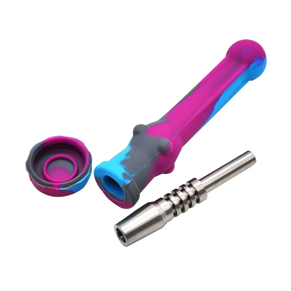 Креативные силиконовые трубки для курения походные табака коллектор сигарет