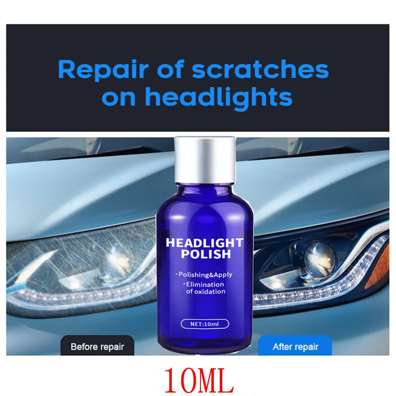 10 мл полировальный агент для автомобильных фар жидкое керамическое покрытие