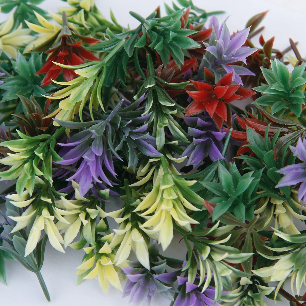 100 красочная модель цветущих растений железная дорога парк сад сцена 1:100 HO TT Scale |