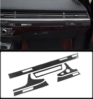 carbon fiber car dashboard decoration trim center console panel sticker set accessories for audi q7 sq7 4m 2016 2017 2018 2019