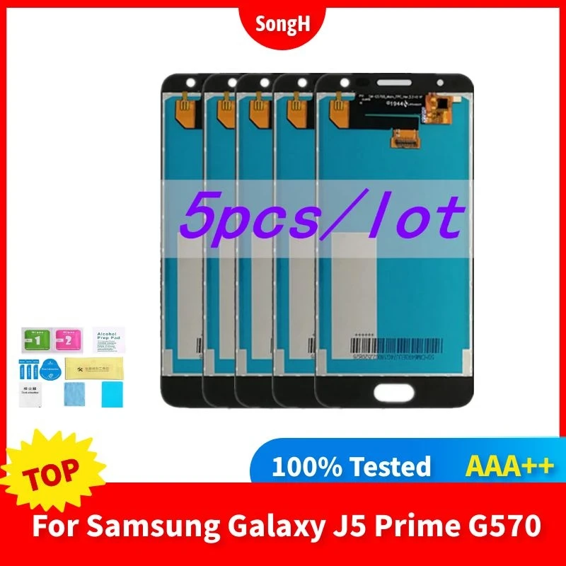 

5 piece/lot Guality LCD For Samsung GALAXY J5 Prime SM-G570F G570Y G570M LCD Display and Touch Screen Digitizer Assembl