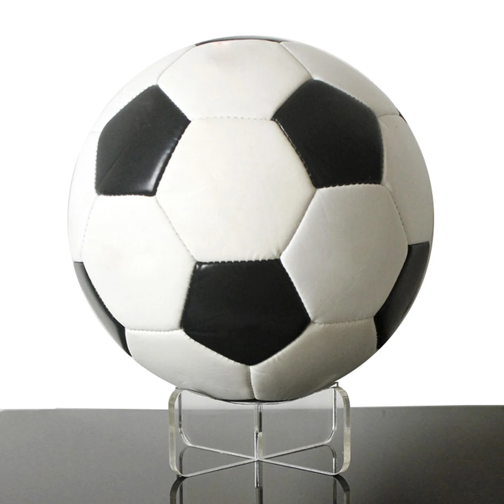 1 Piece Transparent Acrylic Ball Stand Display Holder Rack Support Base For Soccer Volleyball Basketball Football Rugby | Спорт и