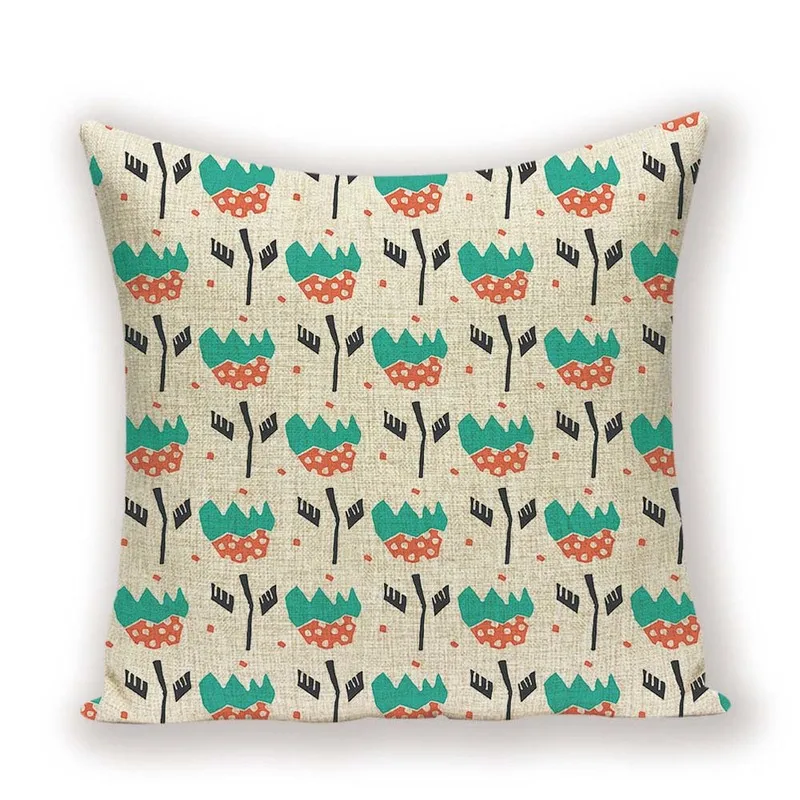 Весенние наволочки винтажные Декоративные Чехлы для подушек цветочный чехол