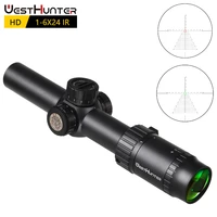 westhunter new hd 1 6x24 ir compact scope riflescopes illuminated rg etched glass reticle lock reset hunting optical sights