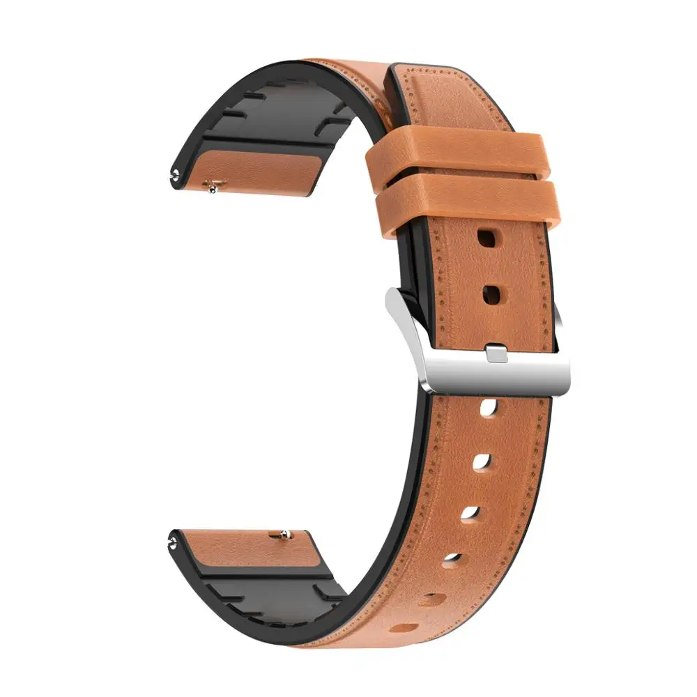 

SENBONO 20mm Universal Rubber Double-color Strap Soft Silicone Waterproof for S11 P8 K1 CF58 smart watch