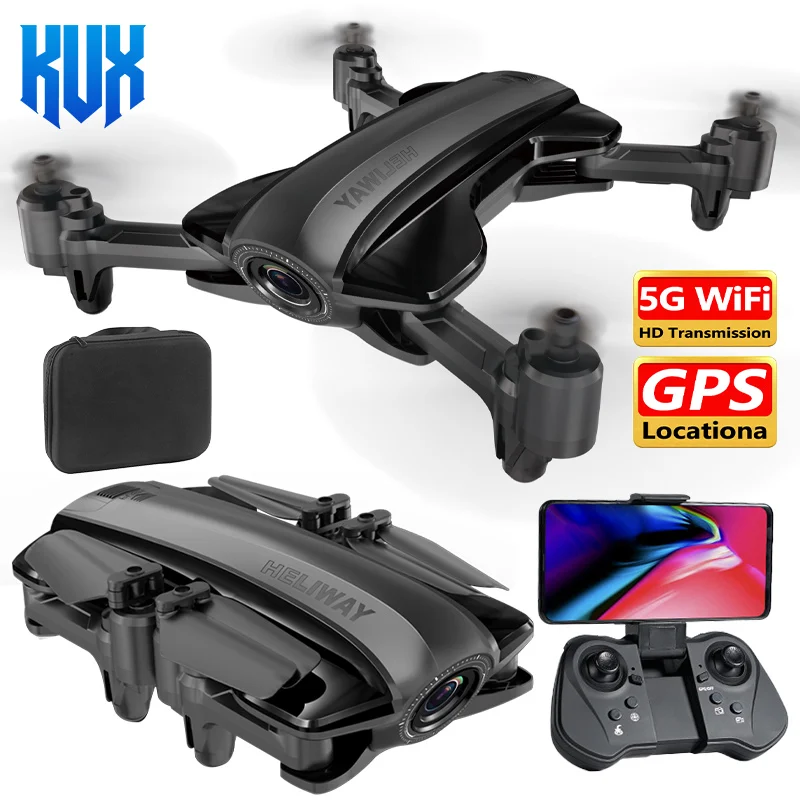 

916 Mini Drone GPS 5G WiFi FPV 1080P Wide-angle HD Camera RC Plane Foldable Selfie Drones Quadcopter Helicopte Aircraft Toy Gift