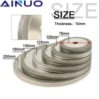 3456inch electroplated flat diamond grinding wheel abrasive disc metal milling diamond disc for carbide file grinder