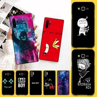 cutewanan bad boy cover black soft shell phone case for samsung note 7 8 9 10 lite plus galaxy j7 j8 j6 plus 2018 prime