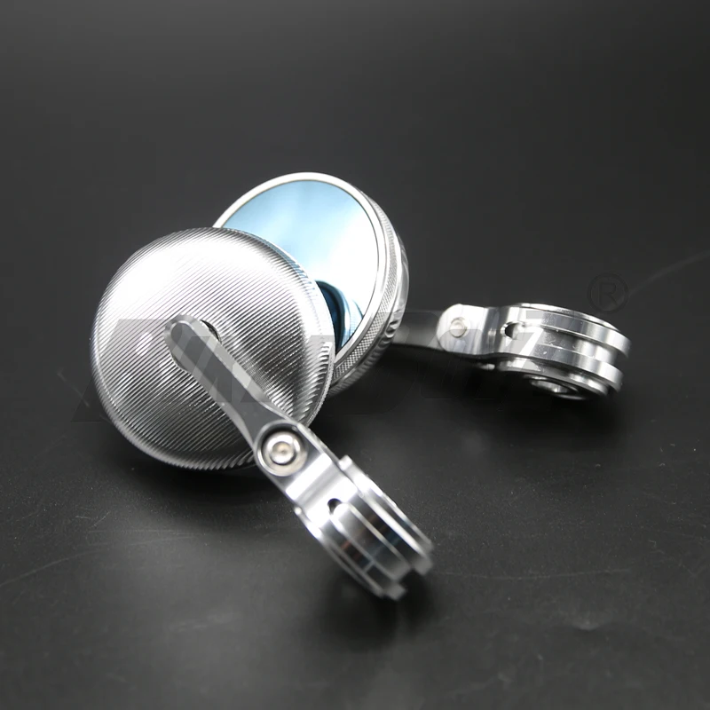 Универсальное зеркало заднего вида для мотоцикла 7/8 22 мм 1 пара с ЧПУ боковые