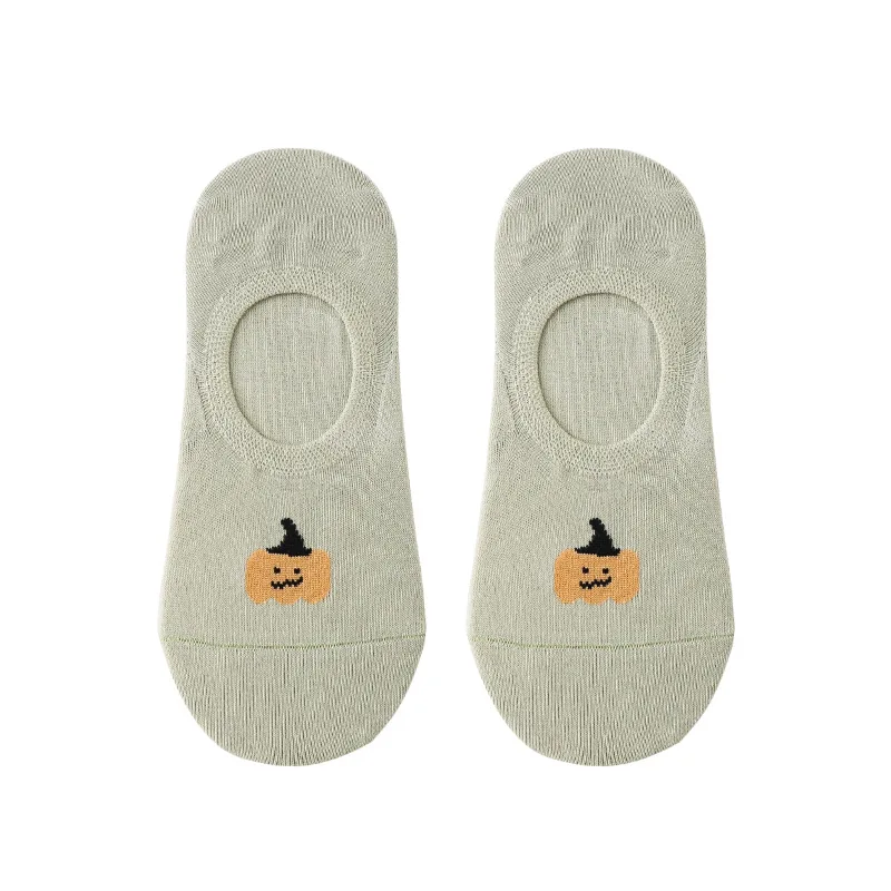 

AOMU 5Pairs/Lot Cute Cartoon Vegetable Pattern Novelty Invisible Boat Socks Japanese Harajuku Sweet Girl Women Socks