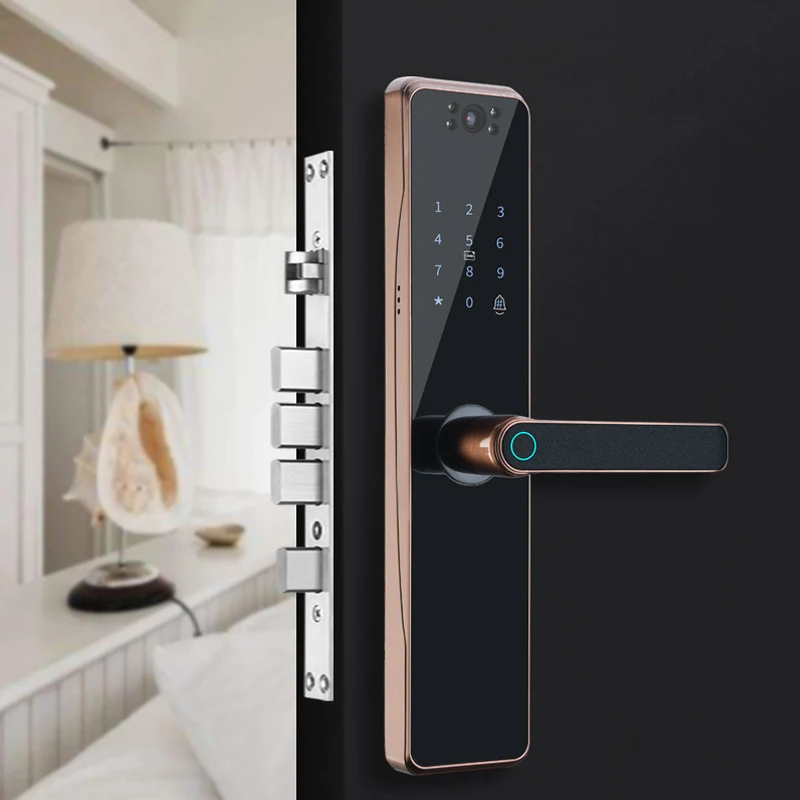 Usmart Go App WiFi Автоматический цифровой отпечаток пальца Смарт дверной замок с