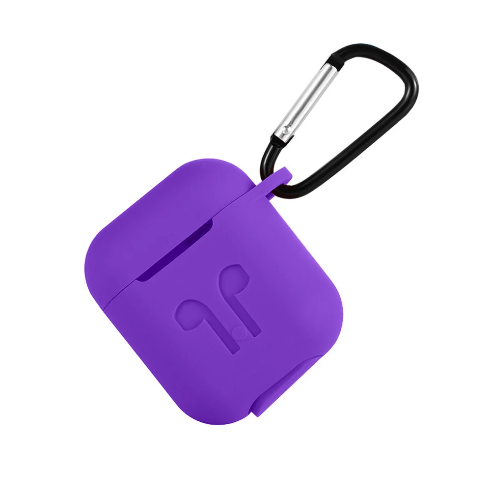 Purple 6 в i идеальный чехол для airpods 2 1 чехол противоударный для Apple Air pods 1 защитный чехол для наушников водонепроницаемый чехол s Аксессуары - Цвет: Purple