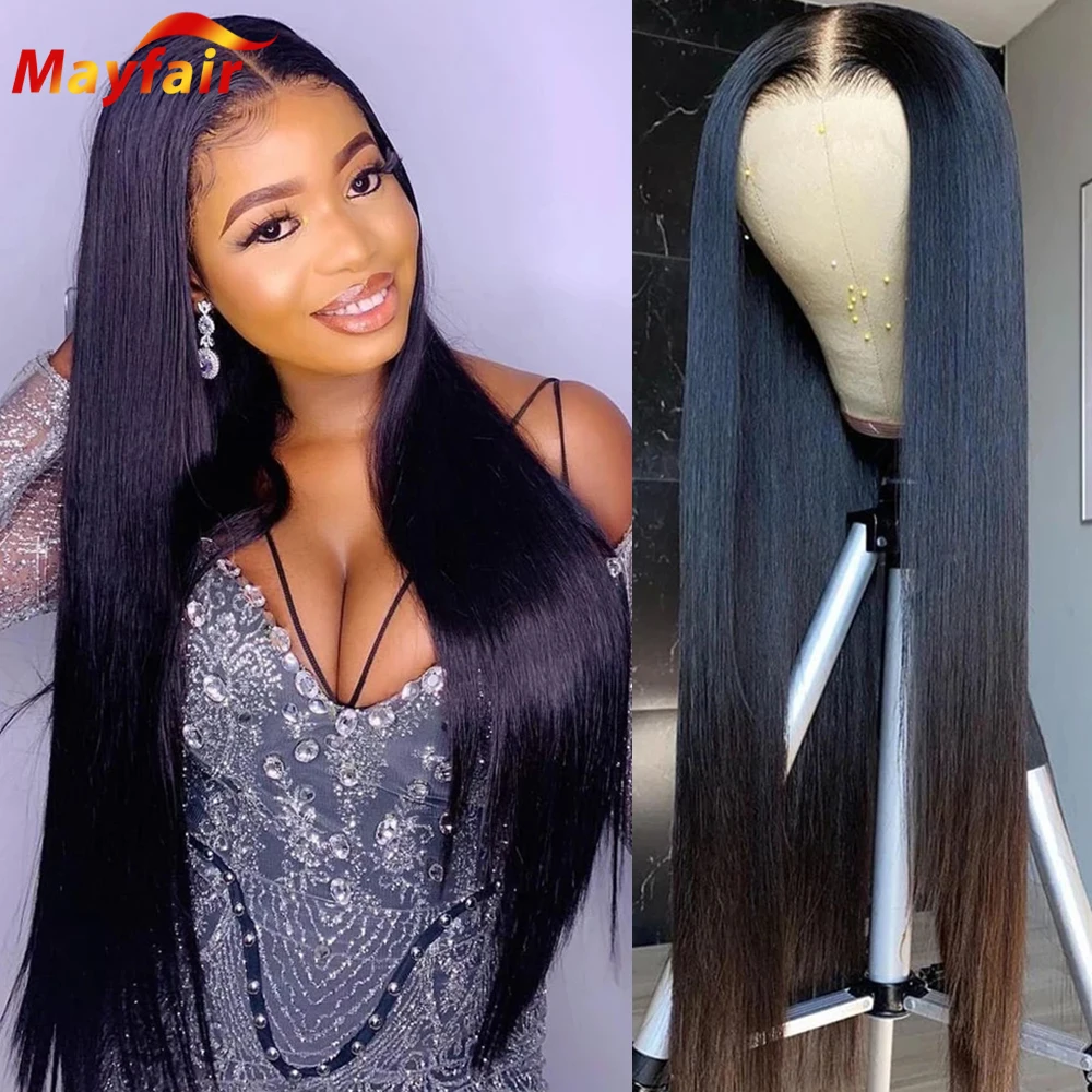 

Human Hair Lace Wigs Bone Straight Lace Front Wig 13x4 28 30 Inch Lacefront Pre Plucked Frontal 4x4 Closure Wig with Baby Hair