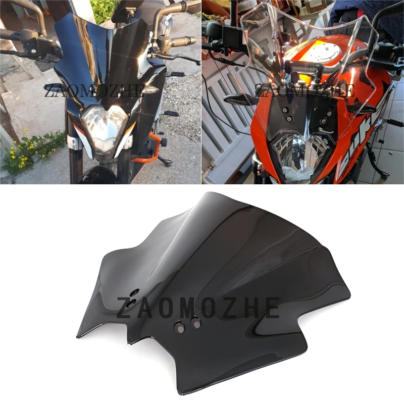 Лобовое стекло для мотоцикла Double Bubble KTM DUKE 125 200 390 DUKE125 duke200 duke390|Козырьки от ветра и