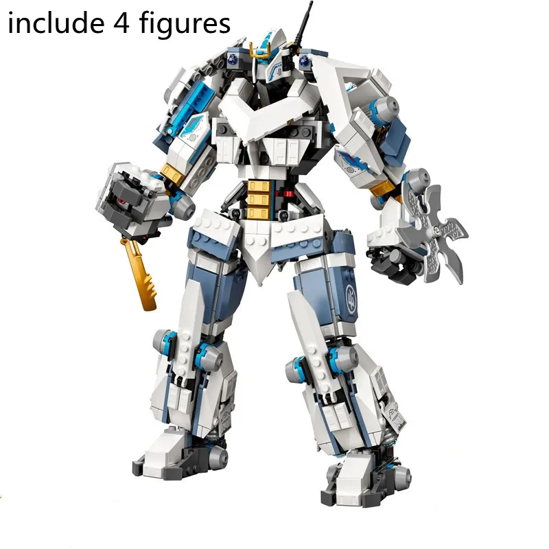 

7188 Legacy Zane Titan Mech Battle TV Season 5 Compatibility 71738 Building Blocks Classic Model Sets Bricks Kids Kits 2021 New