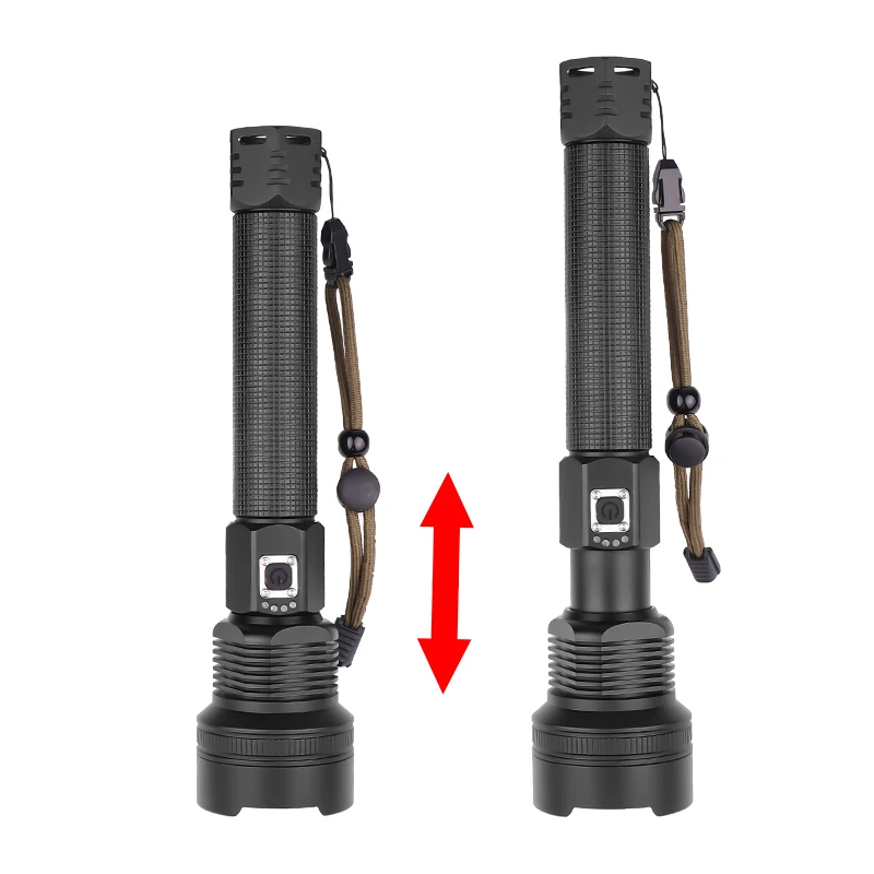

XANES 1907 XHP70 1900 Lumens 3 Modes Zoomable USB Rechargeable LED Flashlight Outdoor 18650/26650 Lantern LED Torch Lamp