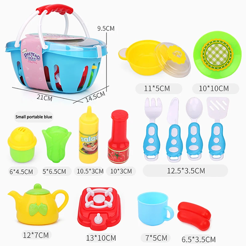 

Miniature Children's Kitchen Utensils Food Kids Educational Toys Cut Fruit Vegetables Miniature Kitchen Role Play Birthday Gifts