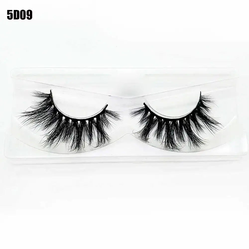 9 Mink Eyelashes Criss-Cross Natural Fake lashes Length 25mm Makeup 3D Mink Lashes Extension Eyelash Beauty - Color: 9
