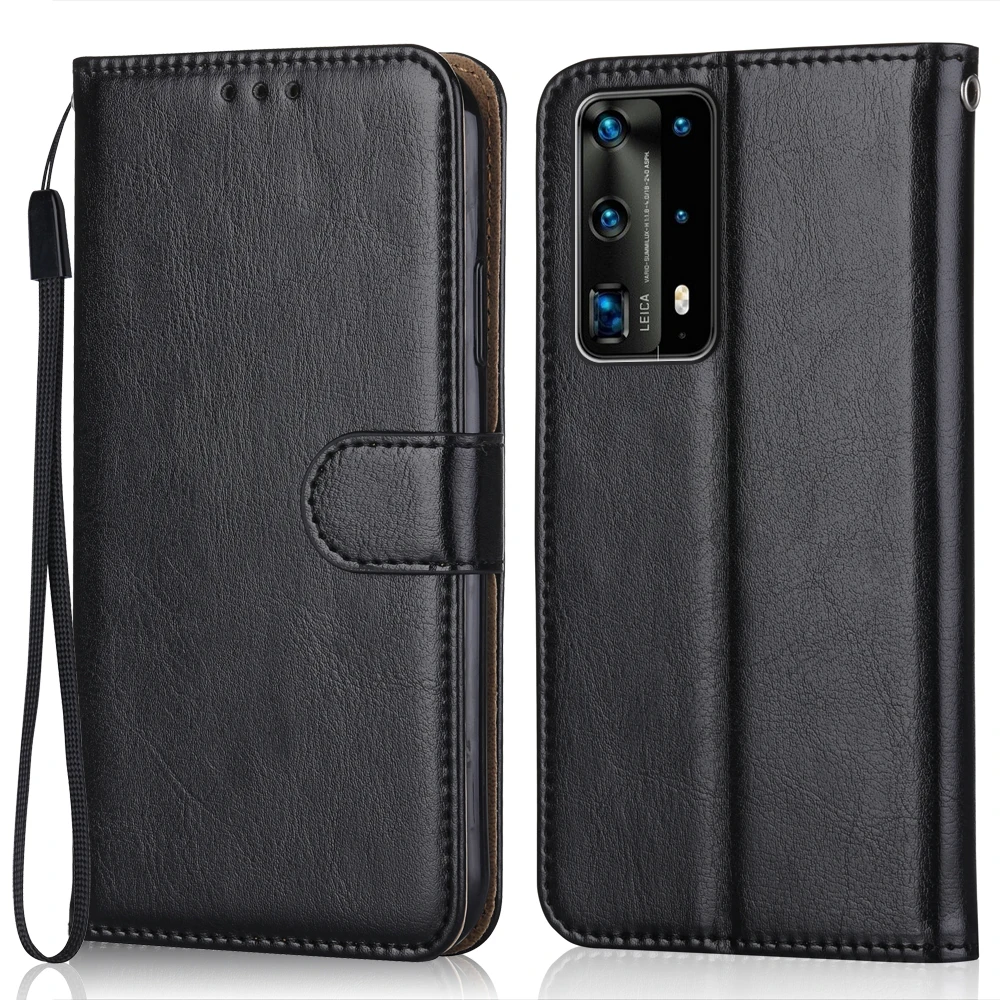 Folio Luxury Leather Case for On On Huawei P40 Pro ELS-NX9, ELS-N04, ELS-AN00, ELS-TN00 Wallet Stand Flip Case Phone Bag