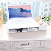 for 48cm 38cm monitor increased shelf office desk storage finishing rack computer base bracket