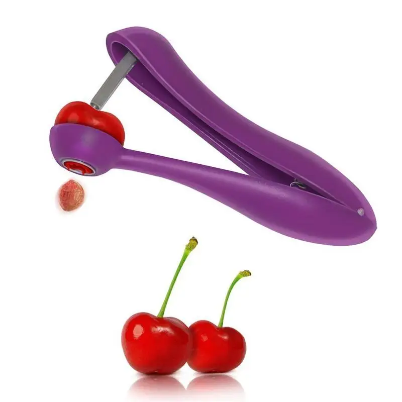 

Cherry Fruit Creative Practical Hom Kitchen Olive Stoner Core Pitter Remover Remove Pit Handheld Tool Seed Gadget