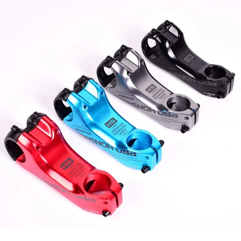 

Aluminum Alloy MTB Bicycle Stem Moutain Bike Stem -17 degree 90mm XC Road Cycling Handlebar 31.8mm Stem Bicycle Parts