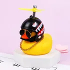 Сломанный ветрозащитный шлем, маленькая Желтая утка, автомобильные товары, подарок, украшение автомобиля, аксессуары, сломанная ветровая волна, утка, аксессуары для велоспорта, Декор