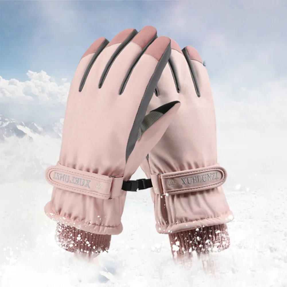 

1 * Pair Of Motorcycle Snowboard Winter Warm Gloves Thermal Snow Touchscreen Mens Women Motorcycle Protective Equipment