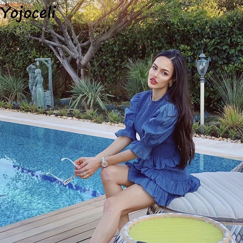 Yojoceli сексуальное элегантное облегающее платье с цветочным принтом женское