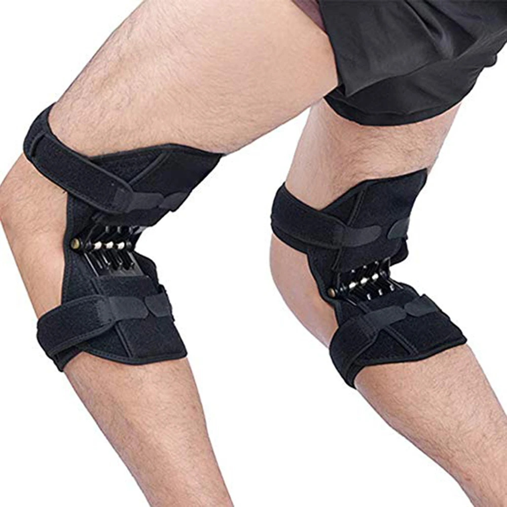

Power Lifts Spring Force Knee Joint Support Pads Knee Patella Strap Knee Booster