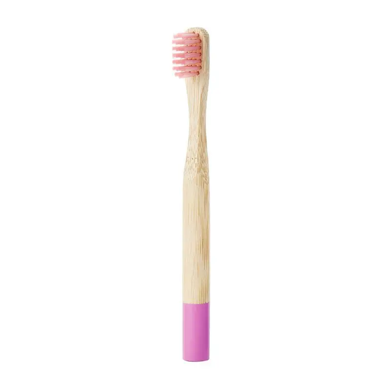 

4 Pcs Kids Children Bamboo Toothbrush - Child size Soft Free Color Safe Bristles X7YB