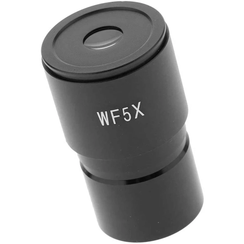 

2Pcs/Set Biological Microscope Eyepieces WF5X Accessory Wide Field Wide Angle Lens 23.2mm Diameter