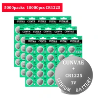 10000pcs cr1225 3v button batteries lm1225 br1225 kcr1225 cell coin lithium battery 3v cr 1225 for watch electronic toy remote