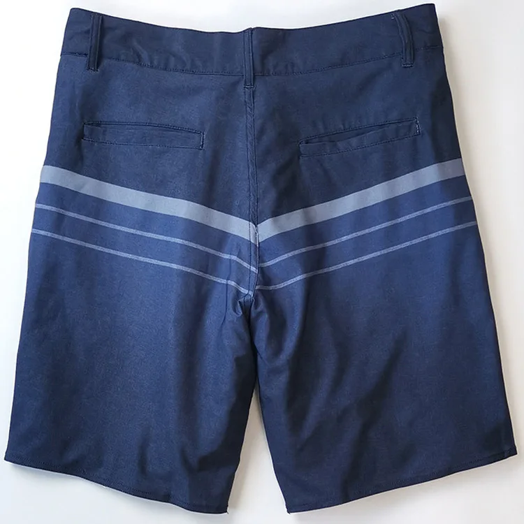 

Plus Big Size 44 4-way Stretch Spandex Front zip 2 Side Pockets Men's Casual Shorts Summer Mens Beach Shorts with Belt loop